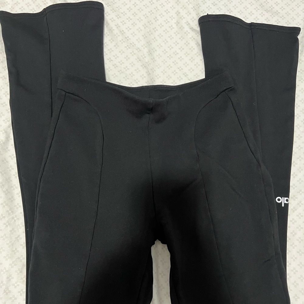 Alo High Waist 7/8 Zip it Flare Leggings - Black